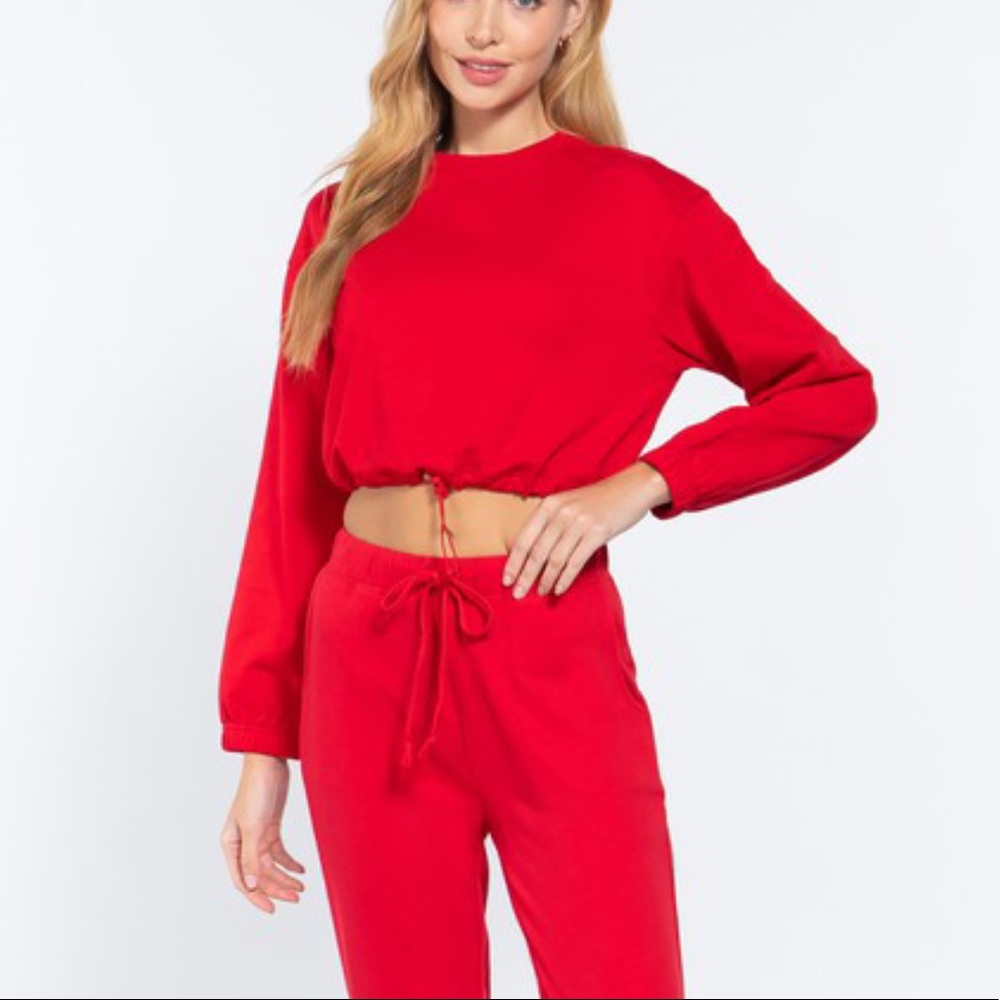 Crop pullover sweater - Picture 2 of 3